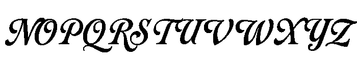 Bucklane Script PERSONAL USE Regular Font UPPERCASE