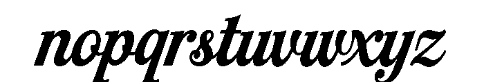 Bucklane Script PERSONAL USE Regular Font LOWERCASE