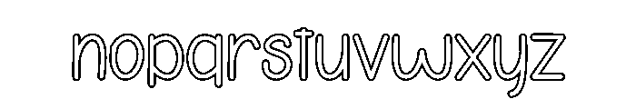 Bucklane Font LOWERCASE