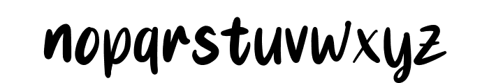 Buckluck Font LOWERCASE