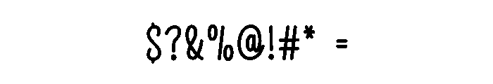 Buddy Designer Font OTHER CHARS