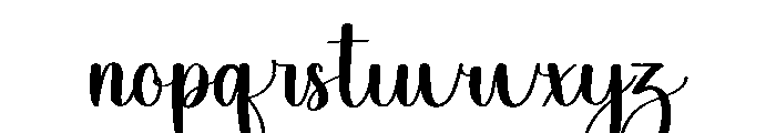 Buddy Font LOWERCASE