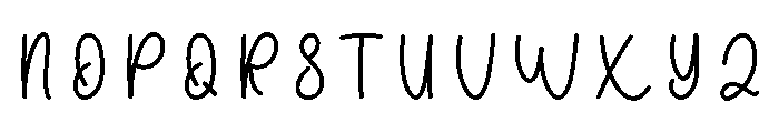 Budget Font UPPERCASE
