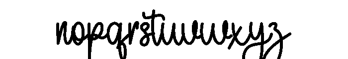 Budget Font LOWERCASE