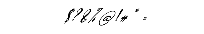 Buffallow Italic Font OTHER CHARS