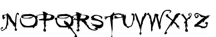 Buffied Font UPPERCASE