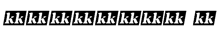 Bugaki-Oblique Font OTHER CHARS
