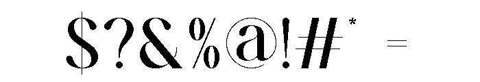 Bugate Font OTHER CHARS