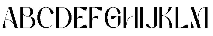 Bugate Font UPPERCASE