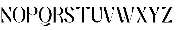 Bugate Font UPPERCASE