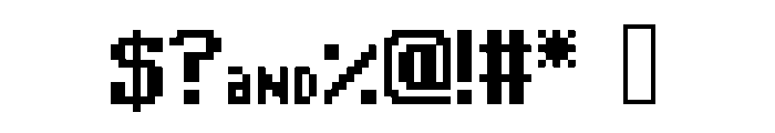 Bugsmirc05 Font OTHER CHARS