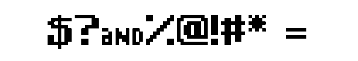 Bugsmirc07 Font OTHER CHARS
