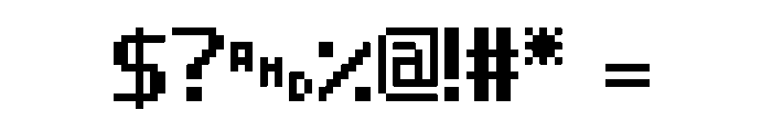Bugsmirc09 Font OTHER CHARS
