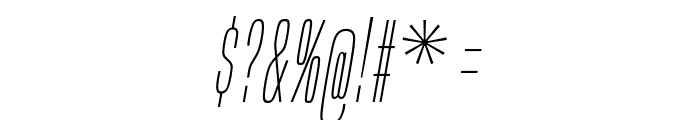 BuiltTitlingEl-Italic Font OTHER CHARS