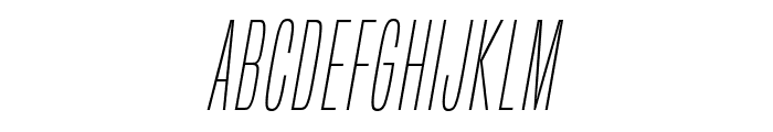 BuiltTitlingEl-Italic Font LOWERCASE