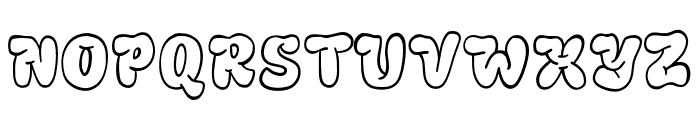 Bulbear Line Regular Font UPPERCASE