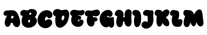 Bulbear Regular Font UPPERCASE