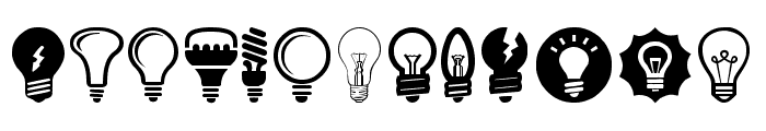 Bulbs Font LOWERCASE