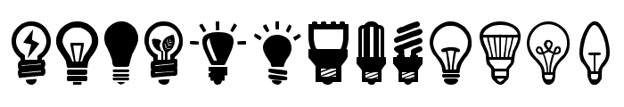 Bulbs Font LOWERCASE