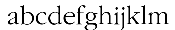 Bulgarian Garamond Font LOWERCASE