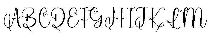 Bulkey Font UPPERCASE