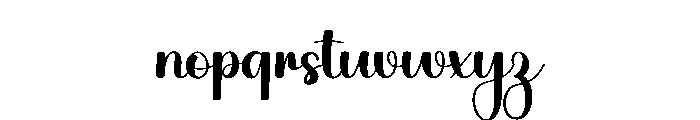Bulking Font LOWERCASE