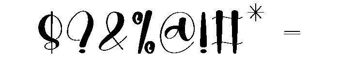 Bulky1 Font OTHER CHARS