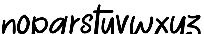 Bull Ride Font LOWERCASE