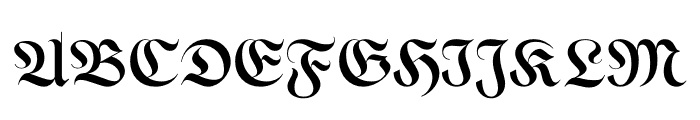 BulldachLettra Font UPPERCASE