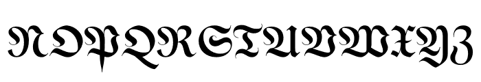 BulldachLettra Font UPPERCASE