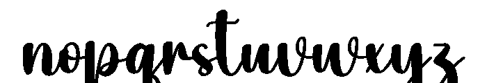 Bulldog Font LOWERCASE