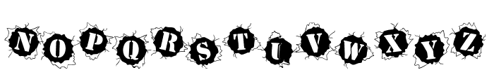 BulletHolz Font LOWERCASE