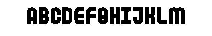 Buman Bold Font UPPERCASE