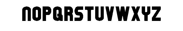 Buman Bold Font UPPERCASE