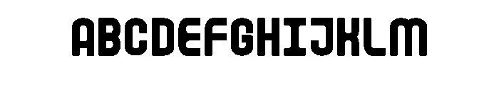 Buman Reguler Font UPPERCASE