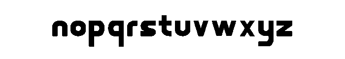 Buman Reguler Font LOWERCASE