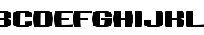 Bumbastika Font UPPERCASE