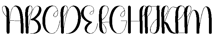 Bumpy Font UPPERCASE