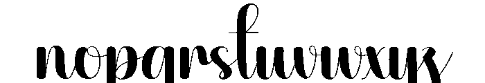 Bumpy Font LOWERCASE