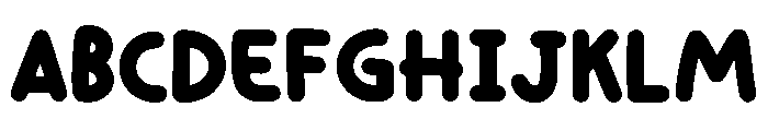Bunda Gichi Regular Font UPPERCASE