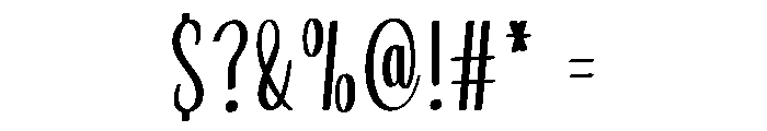 Bundling Package Font OTHER CHARS