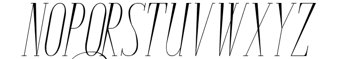 Bunga Cengkih Italic Font UPPERCASE