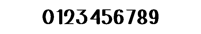 Bunk Bruch Font OTHER CHARS