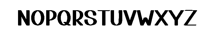 Bunk Bruch Font LOWERCASE