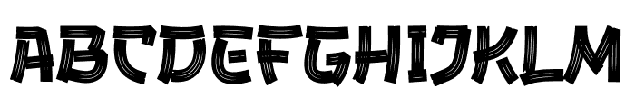 Bunkasai Regular Font UPPERCASE
