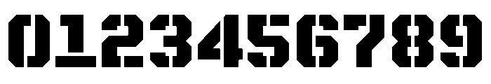Bunker Stencil Regular Font OTHER CHARS