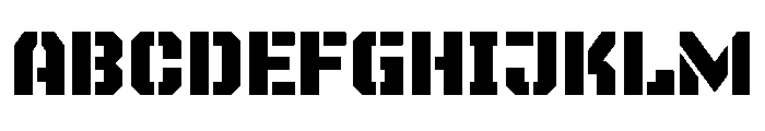 Bunker Stencil Regular FONT
