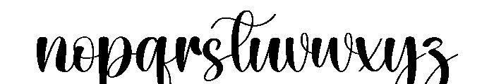 Bunny Cute Font LOWERCASE