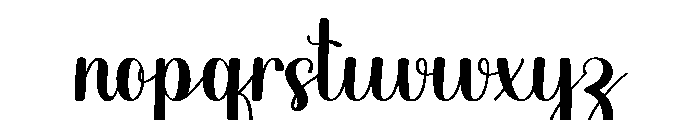 Bunny Girl Font LOWERCASE