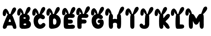 Bunny Gloff PERSONAL USE ONLY! Font UPPERCASE